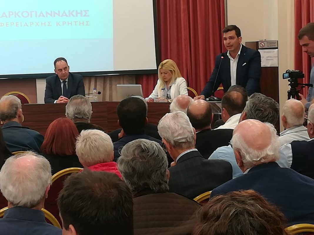 Παρουσίασε του υποψηφίους του στην ΠΕ Λασιθίου ο Αλέξανδρος Μαρκογιαννάκης