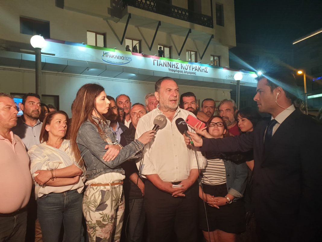 Ο Γ. Κουράκης για το αποτέλεσμα των εκλογών στον δήμο Ηρακλείου