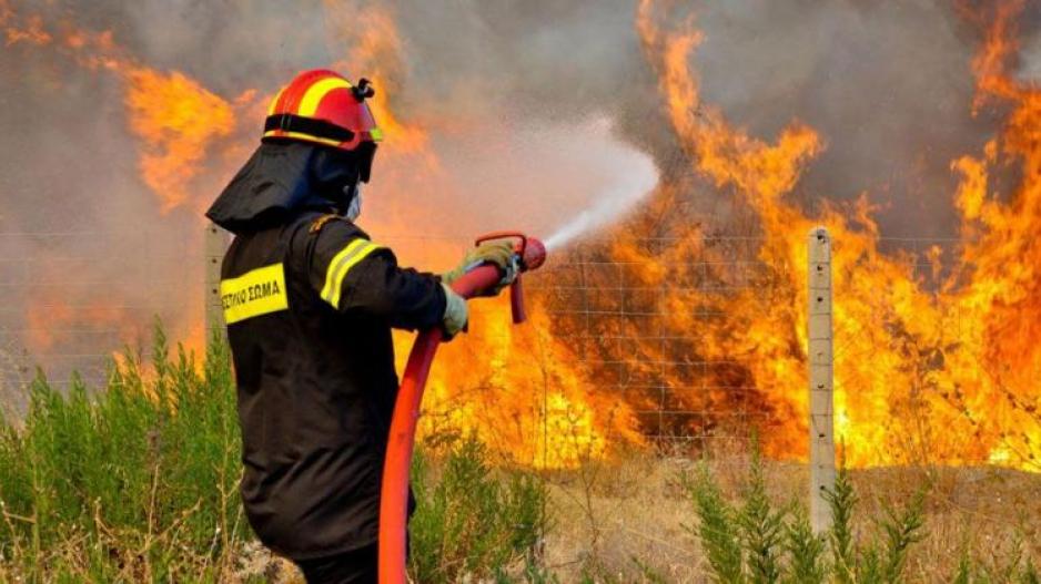 Υψηλός ο κίνδυνος πυρκαγιάς σε Ηράκλειο και Λασίθι