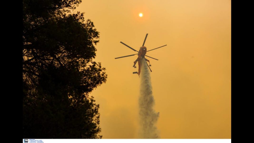 Ανεξέλεγκτη η πυρκαγιά στην Εύβοια: Νέα ενίσχυση των δυνάμεων