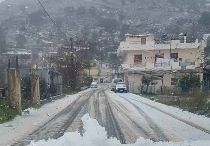 Μόνο με αντιολισθητικές αλυσίδες η κίνηση προς το Οροπέδιο Λασιθίου