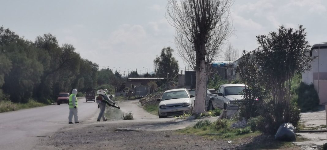 Κορωνοϊός: Απολύμανση στον καταυλισμό των Ρομά