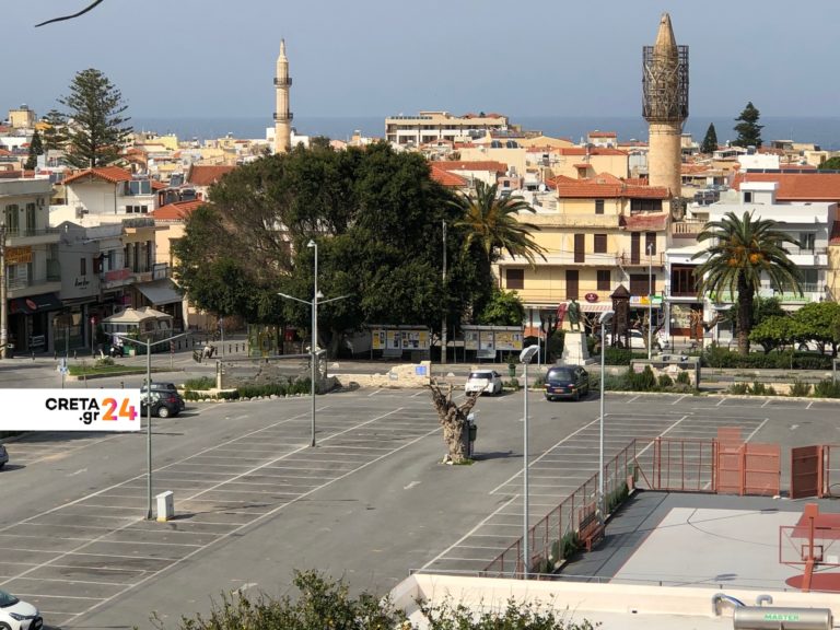 Όταν οι πολίτες εφαρμόζουν τα μέτρα – «Έρημη» πόλη το Ρέθυμνο (εικόνες)