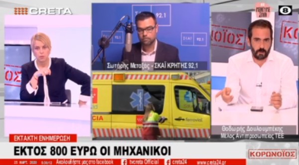 Θ. Δουλουμπέκης: Ο κλάδος των μηχανικών είναι πάλι σχεδόν στο μηδέν