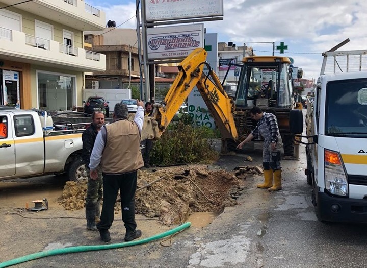 ΔΕΥΑ Μαλεβιζίου: Σε διαρκή ετοιμότητα τα τεχνικά συνεργεία