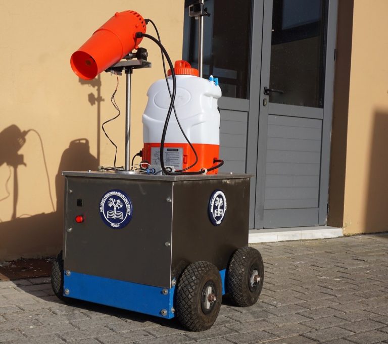 ΕΛΜΕΠΑ: Δημιούργησαν ρομπότ για απολυμάνσεις(βίντεο)