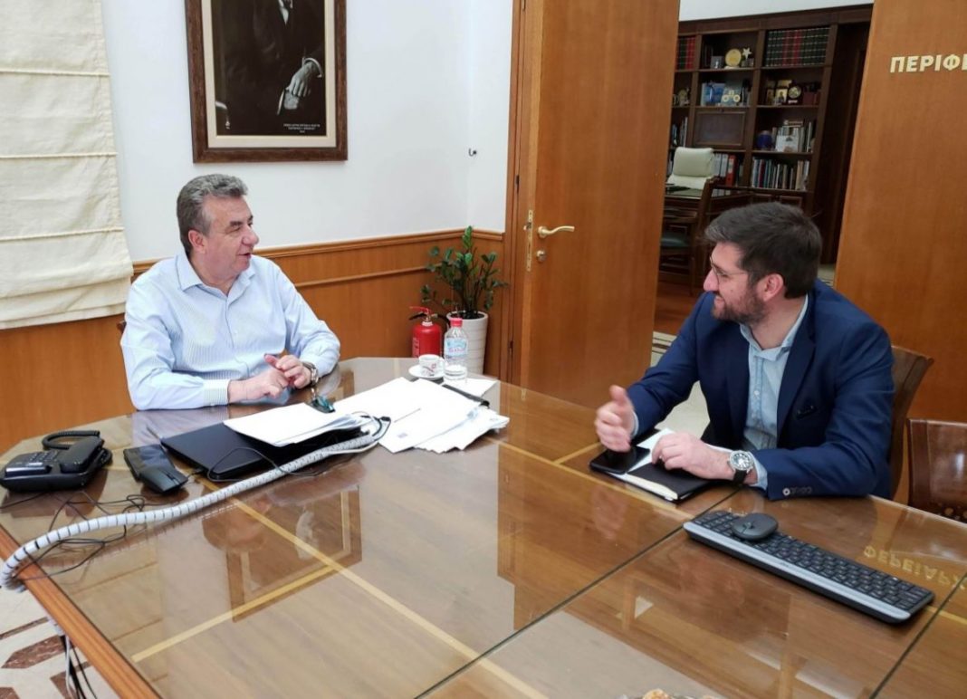 Συνάντηση Αρναουτάκη – Μποκέα στην Περιφέρεια Κρήτης