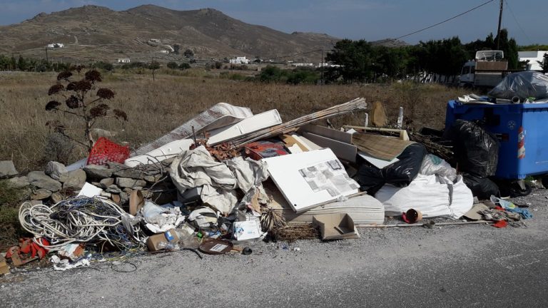 Ηράκλειο: Δρόμοι-χωματερές από ανακαινίσεις μέσα στην καραντίνα