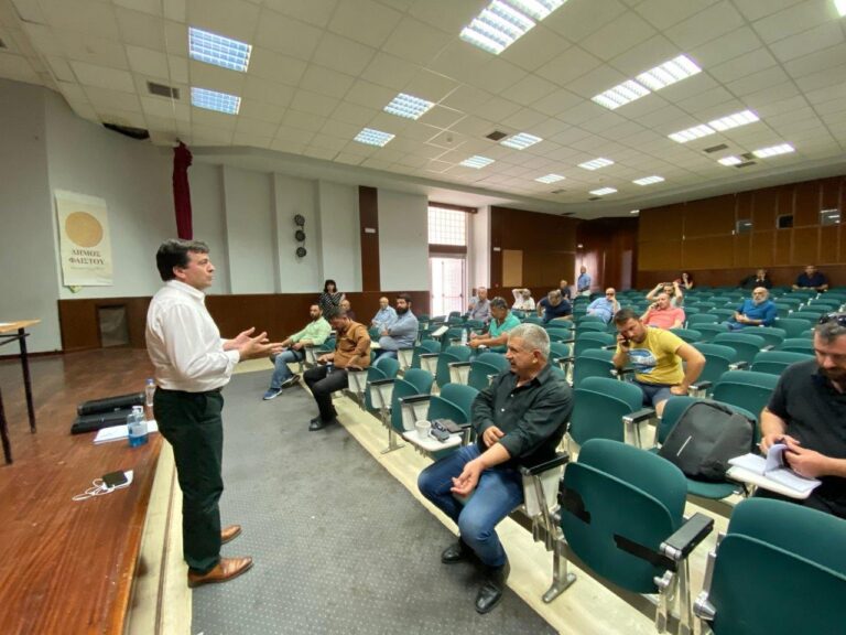 Ενημέρωση στο δήμο Φαιστού για τη δακοκτονία από Συριγωνάκη