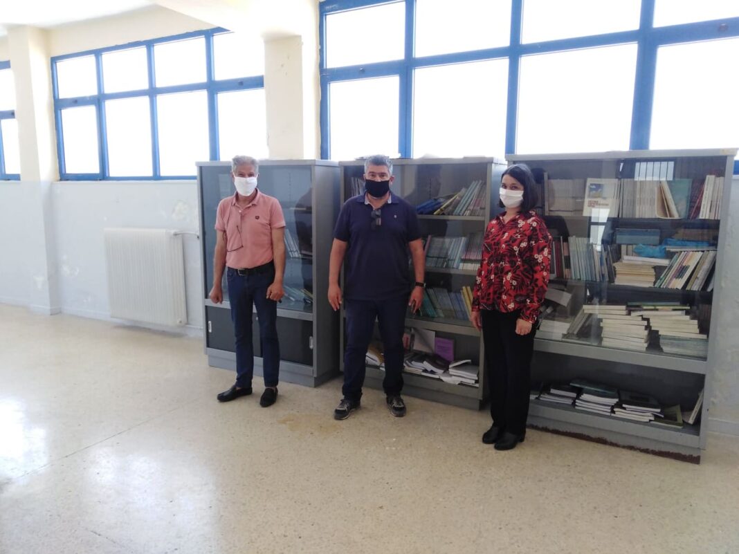 Στο Λύκειο Τζερμιάδων οι αντιδήμαρχοι Παιδείας και Καθημερινότητας Οροπεδίου Λασιθίου