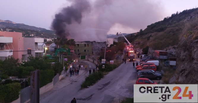 Η πυρκαγιά στη Φοινικιά από Drone!