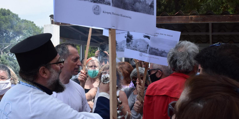 Ηλιούπολη: Ένταση στον Προφήτη Ηλία -Διαδηλωτές συνεπλάκησαν με πιστούς (εικόνες & βίντεο)