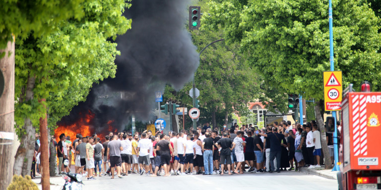 Ένταση στον οικισμό Ρομά στη Νέα Σμύρνη Λάρισας