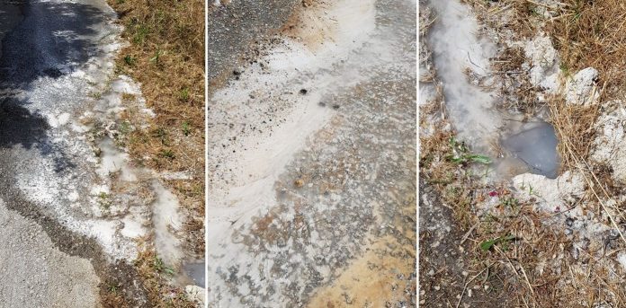 Κρήτη: Μεγάλη ποσότητα νερού καταλήγει στον δρόμο (εικόνες + βίντεο)