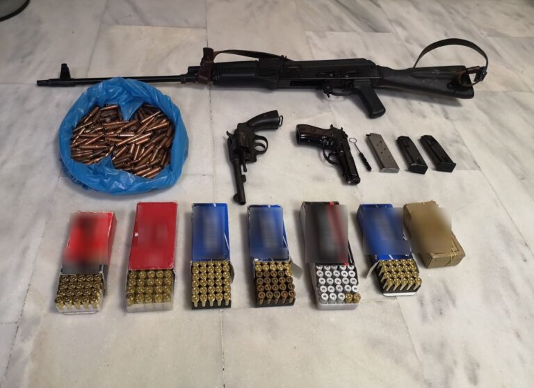 Συνέλαβαν 8 για ζωοκλοπή και για όπλα στα Χανιά