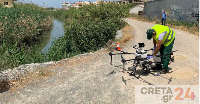 Κρήτη: Με..Drones ξεκίνησαν οι ψεκασμοί για τα κουνούπια