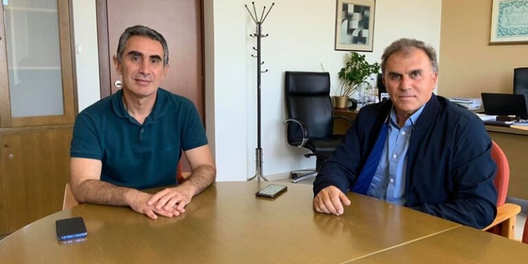Συνάντηση δημάρχου Ιεράπετρας με πρύτανη ΕΛ.ΜΕ.ΠΑ.