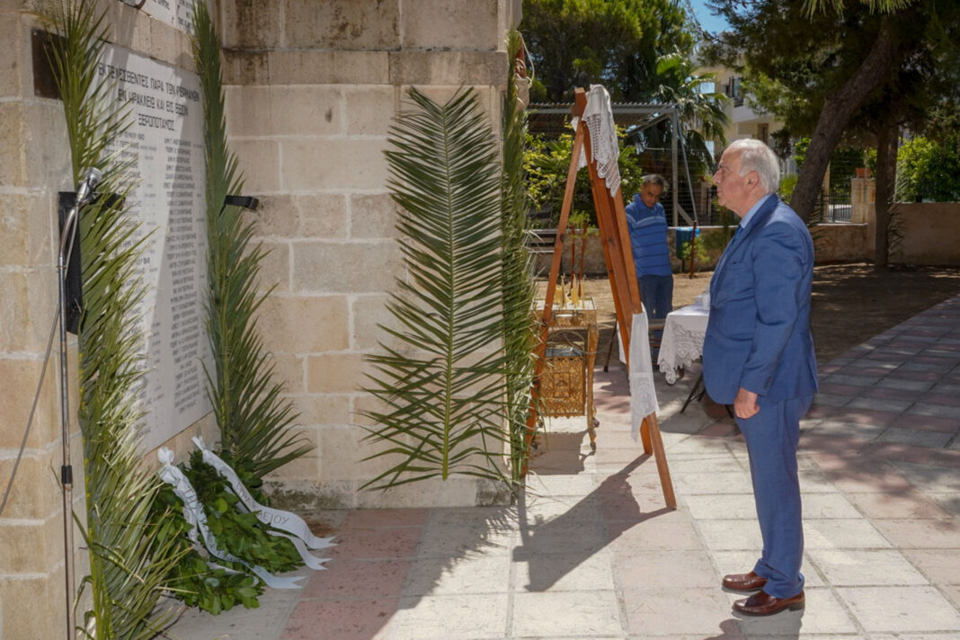 Λαμπρινός: Οι 62 Μάρτυρες είναι σύμβολα θάρρους και πατριωτισμού