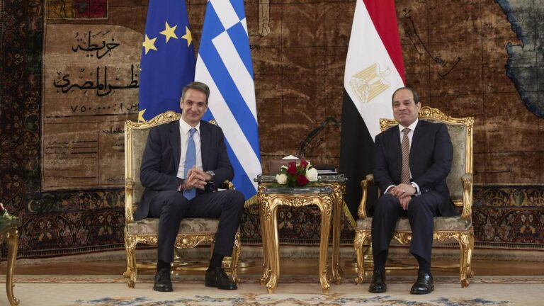 Τηλεφωνική επικοινωνία Μητσοτάκη – Αλ Σίσι για Ανατολική Μεσόγειο και Λιβύη