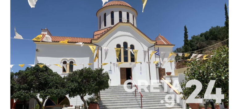 Βόνη: Χωρίς πάγκους, με μέτρα και αποστάσεις ο εορτασμός της Αγίας Μαρίνας (εικόνες)