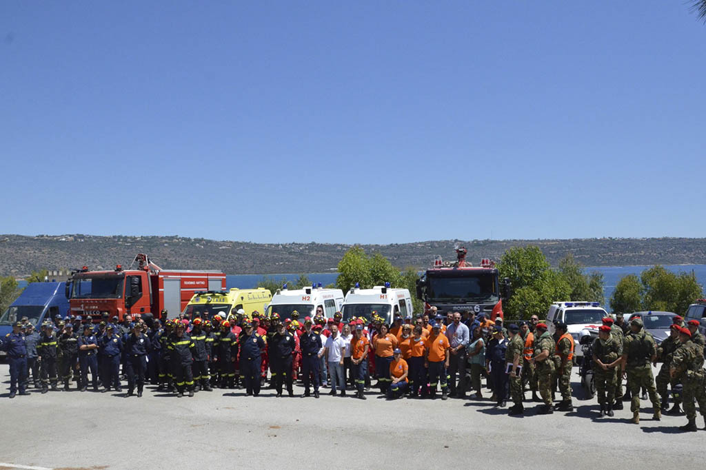 Εντυπωσιακές εικόνες από την άσκηση ετοιμότητας στο Ναύσταθμο Κρήτης