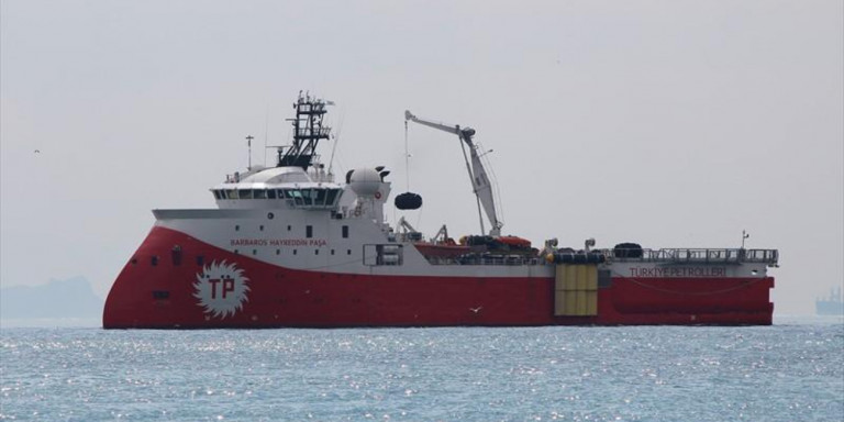 Εντός κυπριακής ΑΟΖ το «Barbaros» – Συνοδεύεται από πολεμικό πλοίο