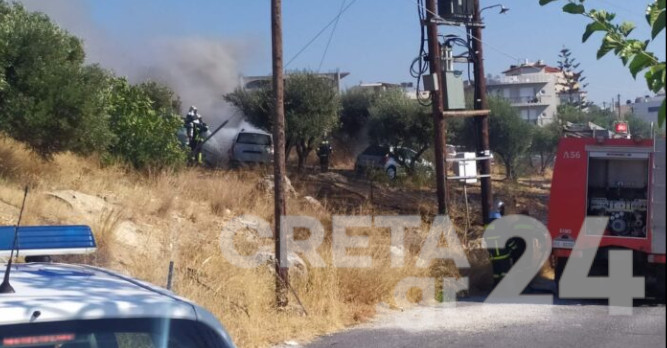 Το δίκτυο ηλεκτροδότησης πίσω από δύο πυρκαγιές στην Κρήτη( ; )