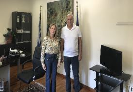Συναντήσεις στα Υπουργεία Εσωτερικών και Περιβάλλοντος & Ενέργειας για τη Μ. Κοζυράκη