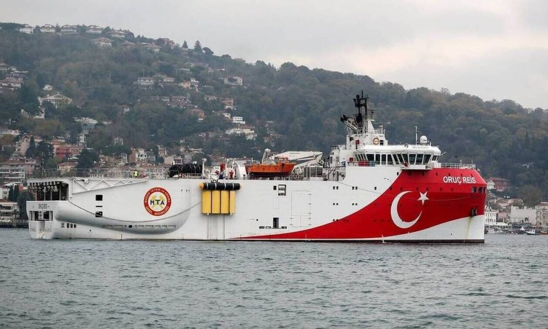 Oruc Reis: Το τουρκικό ερευνητικό σκάφος ξεκίνησε σεισμικές έρευνες