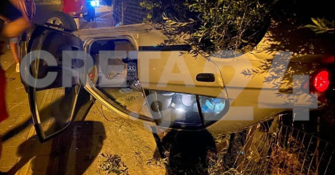 Ηράκλειο: Τροχαία μέρα-νύχτα! (εικόνες)