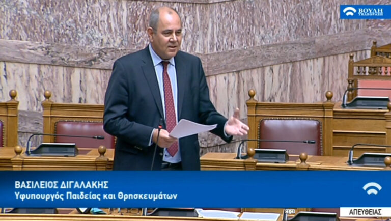 Β. Διγαλάκης: Λαμβάνονται όλα τα αναγκαία μέτρα για τυχόν φαινόμενα λογοκλοπής στα πανεπιστήμια