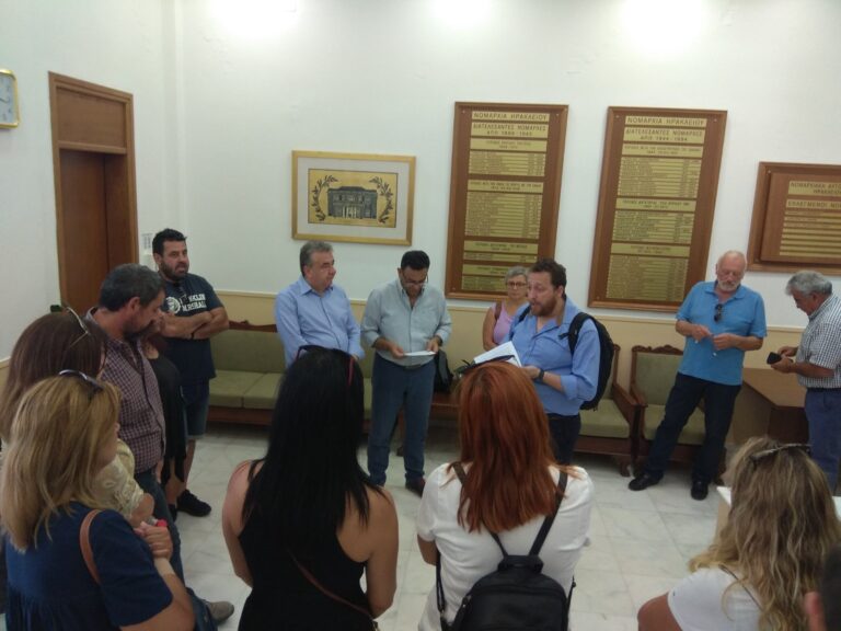 Ζήτησαν στήριξη από την Περιφέρεια Κρήτης για τους ανέργους