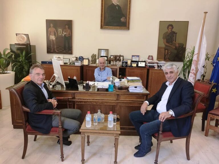 Συνάντηση Δημάρχου Ηρακλείου με τον Γενικό Γραμματέα της ΚΕΔΕ