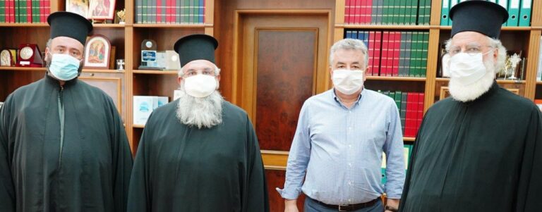 Συνάντηση Περιφερειάρχη με τους Μητροπολίτες Ρεθύμνης και Αρκαλοχωρίου
