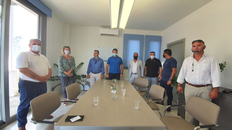 Με το νέο Δ.Σ. του Συλλόγου Ιδιοκτητών ΤΑΞΙ Δήμου Χερσονήσου συναντήθηκε ο Γ. Σέγκος