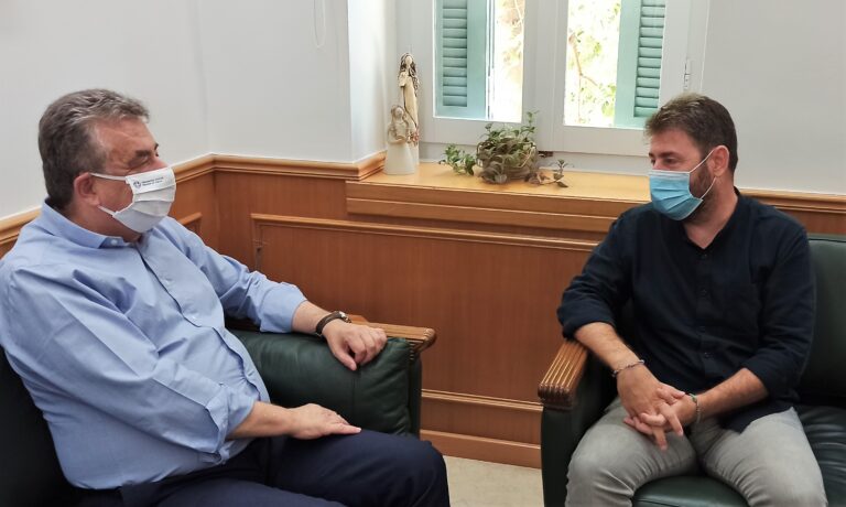 Με τον Ευρωβουλευτή Ν. Ανδρουλάκη συναντήθηκε ο Περιφερειάρχης Κρήτης