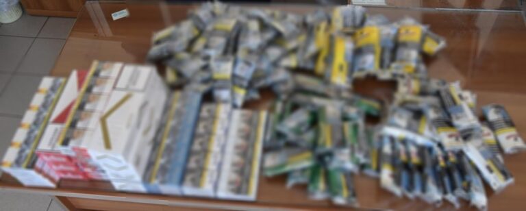 Ηράκλειο: Έγινε «τσακωτός» με … 150 πακέτα τσιγάρων (εικόνες)