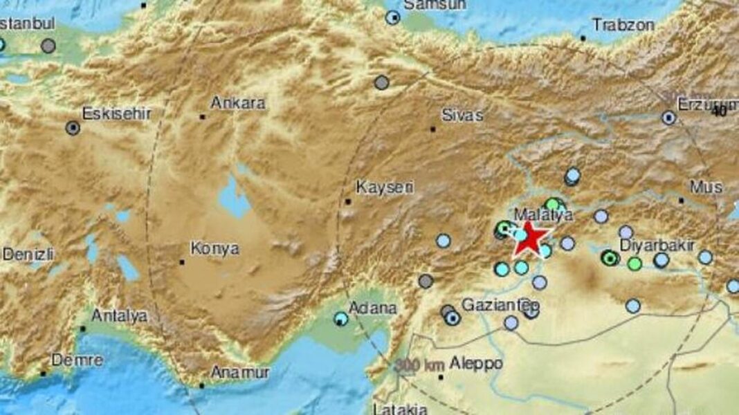 Σεισμός 5,2 Ρίχτερ στην νοτιοανατολική Τουρκία