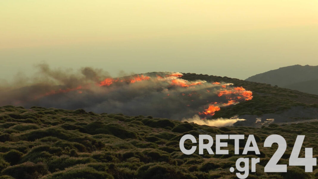 Κρήτη: Μαίνεται για τρίτη ημέρα η μεγάλη πυρκαγιά