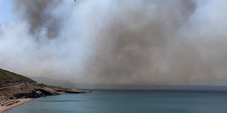 Κύθηρα: Φωτιά ξέσπασε στην Αγία Πελαγία (εικόνες)