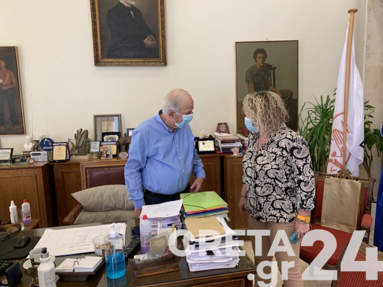 Με την Διοικήτρια της 7ης ΥΠΕ συναντήθηκε ο Δήμαρχος Ηρακλείου