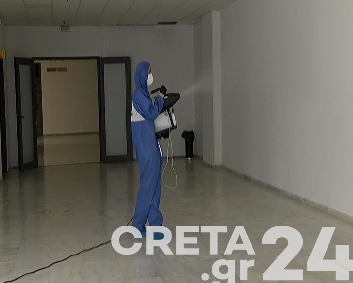 Απολύμανση στο Πανεπιστήμιο Κρήτης μετά το κρούσμα κορωνοϊού – Πως νόσησε ο φοιτητής (εικόνες)