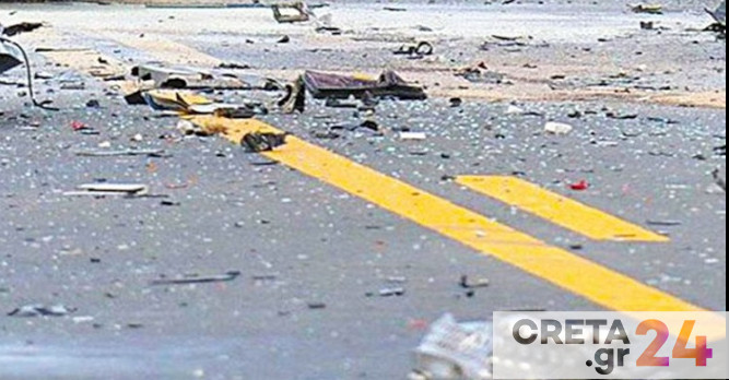 Νέο τροχαίο στο Ηράκλειο – Αγροτικό συγκρούστηκε με αυτοκίνητο