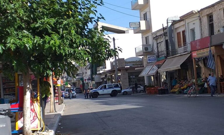 Ισχυρή αστυνομική παρουσία στη Μεσαρά για το συλλαλητήριο (εικόνες)