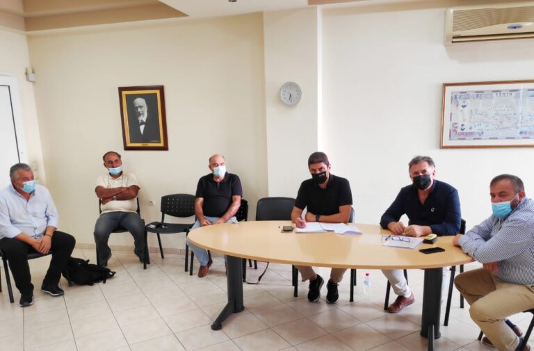 Συνάντηση Λ. Αυγενάκη με τον Δήμαρχο Μινώα Πεδιάδος