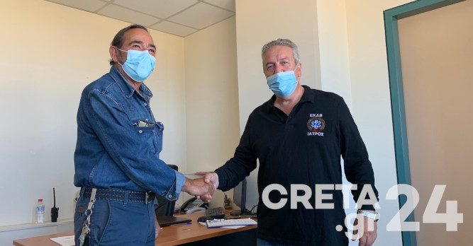 Και επίσημα αλλαγής σκυτάλης στο ΕΚΑΒ Κρήτης – Νέος διευθυντής ο Νίκος Γιαννακουδάκης (εικόνες)