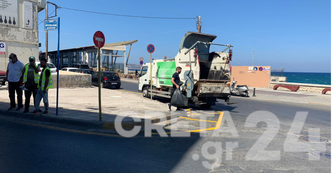 Ηράκλειο: Πιστοί στην αποκομιδή των απορριμμάτων με…ραντεβού (εικόνες)