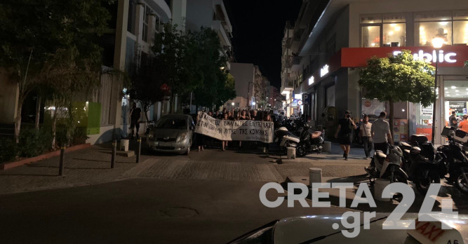 Ρέθυμνο: Πορεία διαμαρτυρίας για την εκκένωση της Rosa Nera
