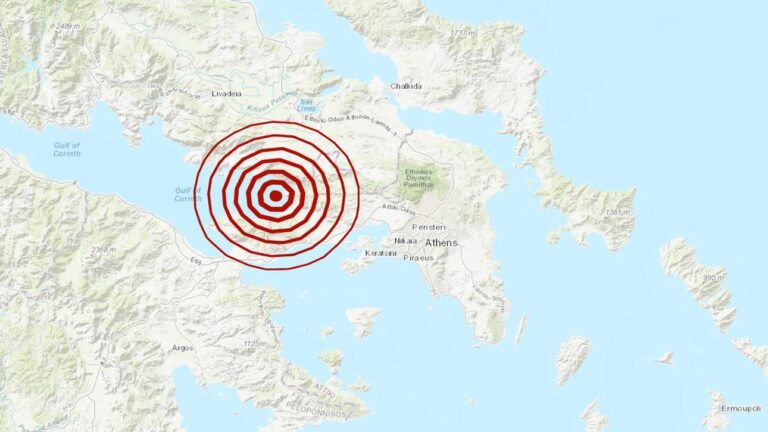 Σεισμός κοντά στις Αλκυονίδες – Αισθητός και στην Αττική