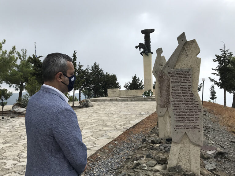 Στην εκδήλωση για το Ολοκαύτωμα της Βιάννου ο Χ. Μαμουλάκης